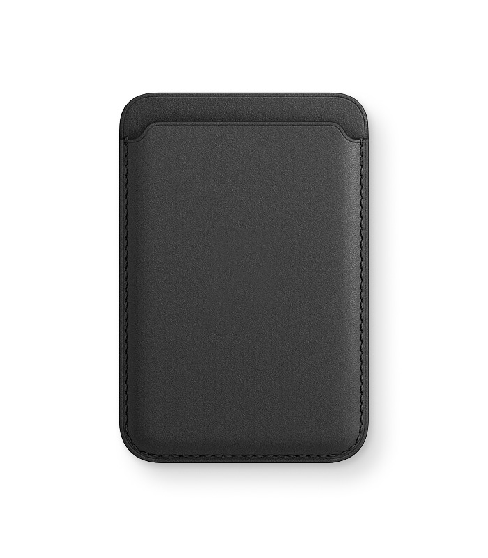 iPhone Leather Wallet Black